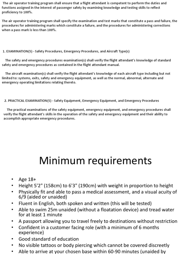 Flight Attendant Requirements PDF Flight Attendant Diversity
