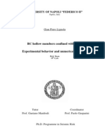 RC Hollow Members Confined With FRP Experimental Behavior and Numerical Modeling