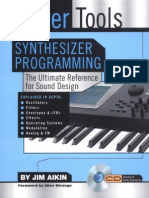 Power Tools For Synthesizer Programming The Ultimate Reference For Sound Design