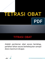 Titrasi OBAT