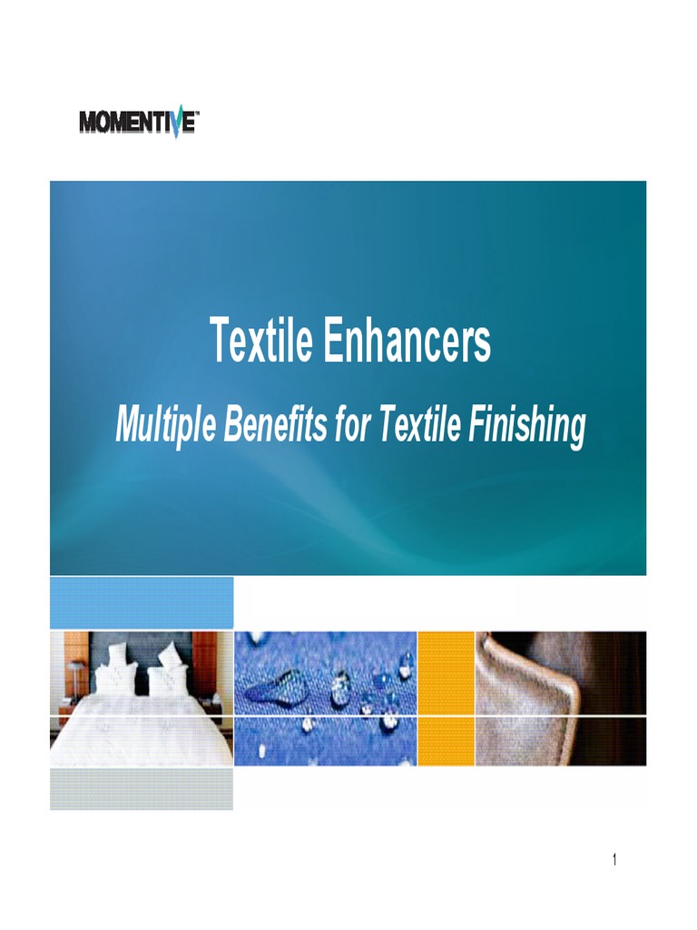 MPM Textile Enhancers - Update | PDF | Textiles | Silicone