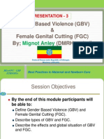 P - 3 - Gender Based Violence (GBV) - 2013