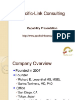 Pacific-Link Consulting: Capability Presentation