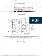 Circuit Drawing and Parts Mounting of +30V DC-DC Converter