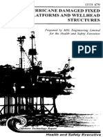 Hurricane Damaged Fixed Platforms and Wellhead Structures
