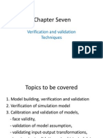 Chapter Seven: Verification and Validation Techniques