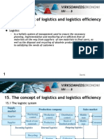 15 the Concept of Logistics and Logistics-efficiency