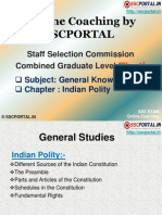 SSC Online Coaching CGL Tier 1 GK Indian Polity