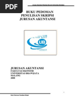 Download Pedoman Penulisan Skripsi Jur Akt by Dinda SN207095894 doc pdf