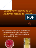 Nutrición bacteriana 2 crecimiento bacteriano