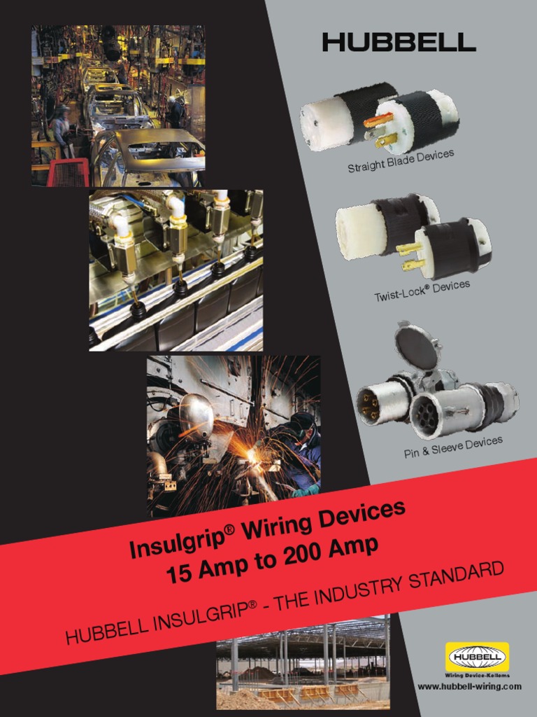 Catalogo Hubell | PDF | Electrical Connector | Electrical Equipment