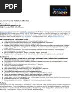 Download 2014-15 Incubator School Job Announcement  OnePager by IncubatorSchool SN207099808 doc pdf