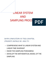 LINEAR SYSTEM and Sampling Process