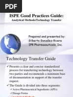 Analytical Method Technology Transfer Is Pe Guide