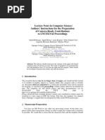 APCase 2014 - Extended Abstract Template LNCS Format