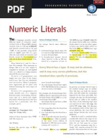 Numeric Literals