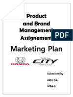 Product and Brand Management Assignement: Marketing Plan