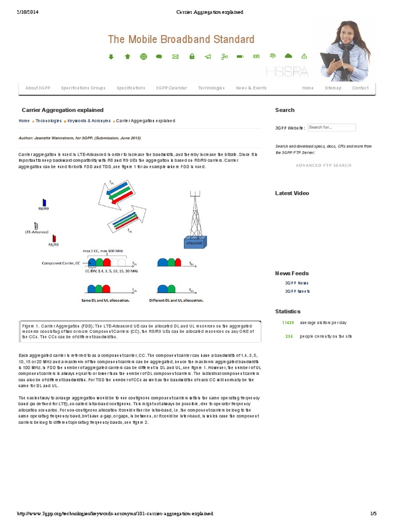 Carrier Aggregation Explained | PDF | Duplex (Telecommunications) | Radio