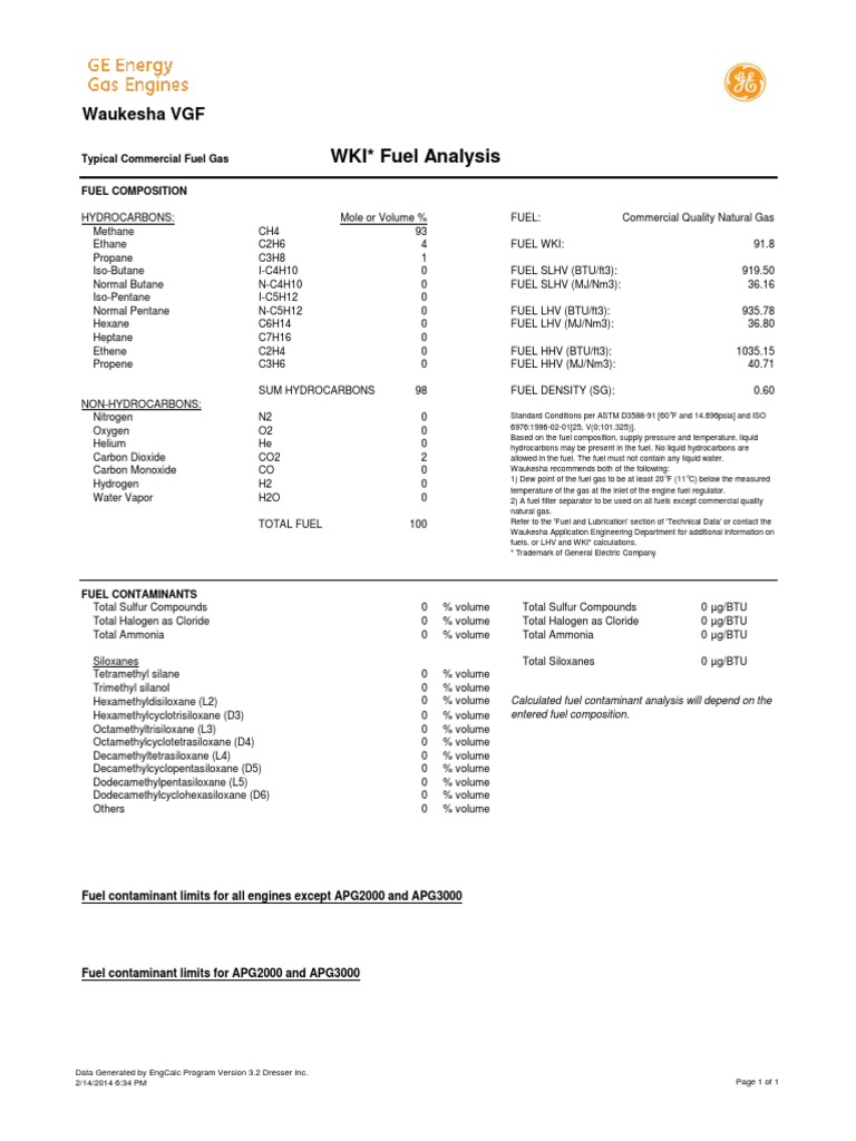 Commercial Quality Natural Gas | PDF | Computers | Technology & Engineering