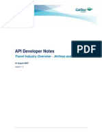 API Developer Notes: Travel Industry Overview Airlines and Air Fares
