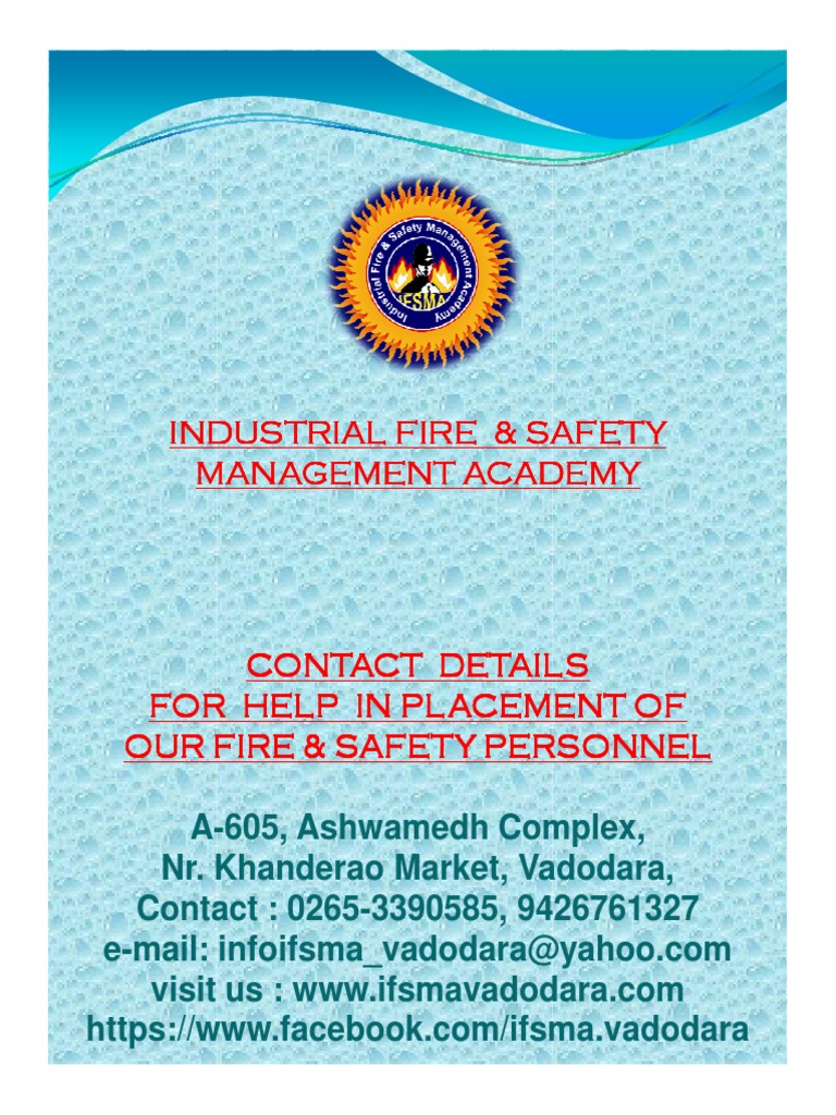 Providing Expertise in Fire Safety Training An Overview of the