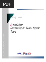 The Burj Tower Presentation