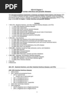 ICD 10 - Chapter 1 Certain Infectious and Parasitic Diseases