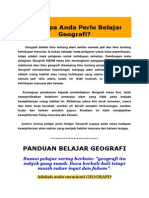 Panduan Belajar Geografi