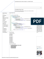 Thread by Extending Thread Class Sample Code Examples - Java Sample Programs