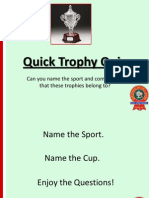 Showstopper Trophies Quiz