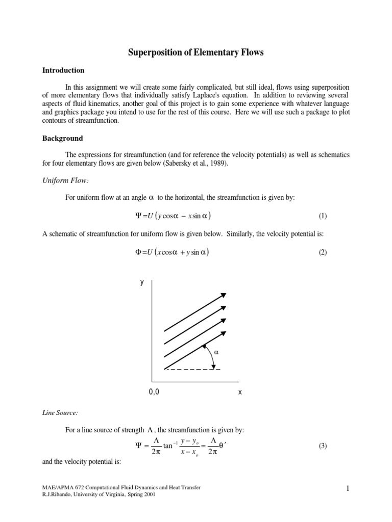 Superposition | PDF | Fluid Dynamics | Subroutine