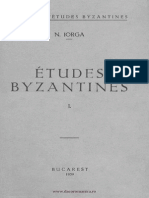 Etudes Bizantynes - N. Iorga