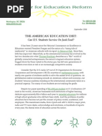 Download The American Education Diet - Can US Students Survive on Junk Food by Center for Education Reform SN20713373 doc pdf