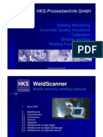 HKS WeldScanner: Mobile Welding Analyzer for Data Logging, Calibration & Analysis