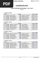 Torneio Compl. Benjamins - 1 ANO SUB-10 - Serie A