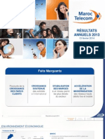 Maroc Telecom - Présentation Résultats FY2013 (FR)
