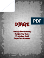 DIRGE Dark Modern Fantasy Roleplaying Game