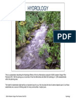 Hydrology: BLM's Western Oregon Plan Revision Draft EIS Hydrology