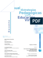 Manual Estrategias Pedagogicas Educacion Virtual