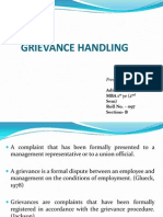 Grievance Hadling