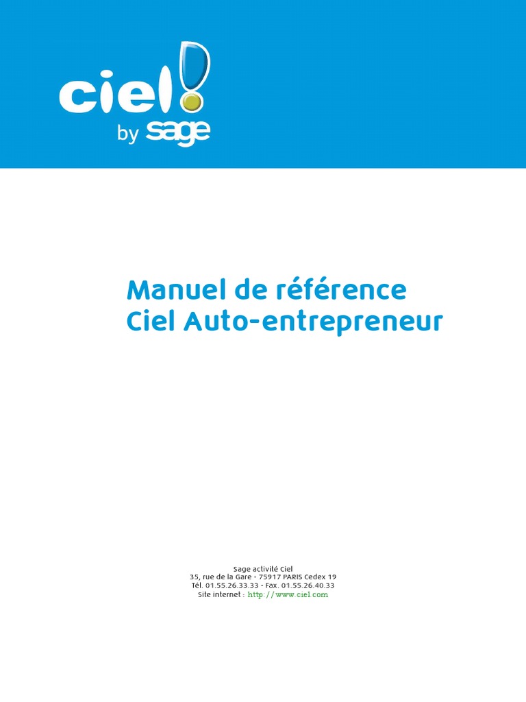 Manuel Ciel Auto Entrepreneur ME_WPIA_v2014 | Micro ...