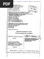 AbbVie v. Kitson, 2-13-CV-08554-CBM-VBK (C.D. Cal.) (refiled and redacted complaint)