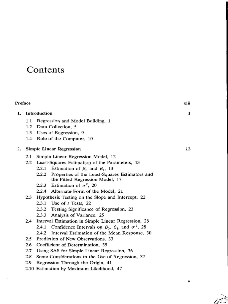 563 Introduction To Linear Regression Analysis | PDF