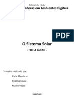 Ficha Guião - Sistema Solar