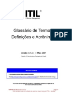 ITILV3 Glossary Brazilian Portuguese