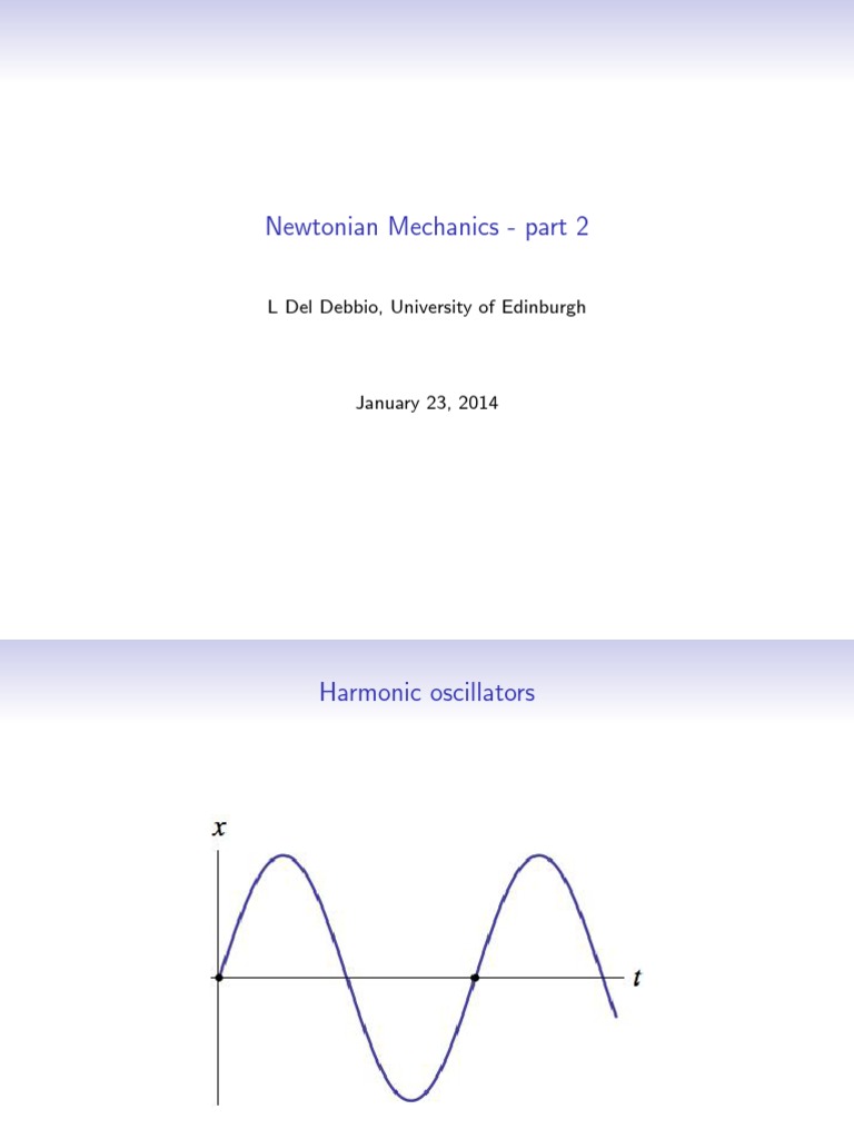 Understanding Harmonic Oscillators | PDF | Science & Mathematics