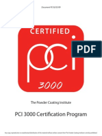 PCI 3000 Certification Guidelines
