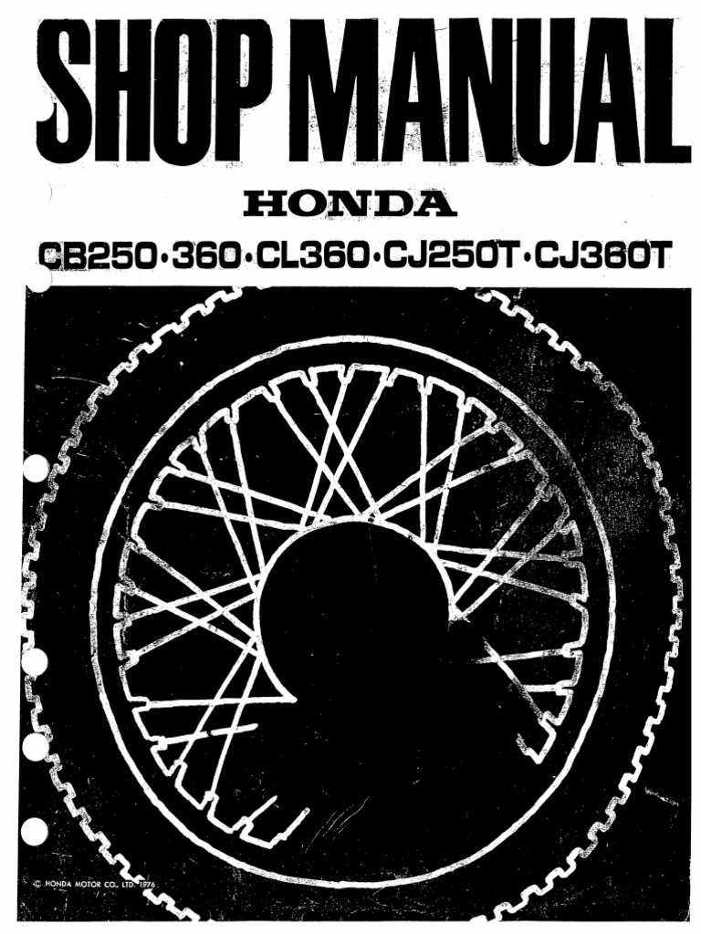 Honda CB250.360.CL360.CJ250T.CJ360T PDF | PDF