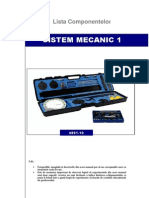 4861.10 - Lista Componentelor - Sistemul Mecanic 1