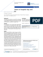 Correlation Between in Hospital Stay and Euroscore Index: Oralpresentation Open Access